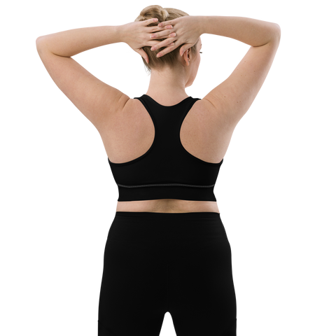 Longline sports bra