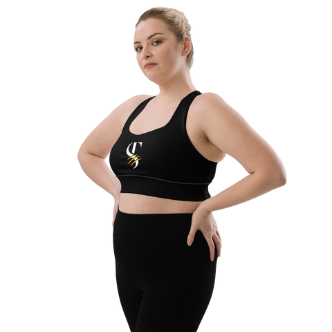 Longline sports bra